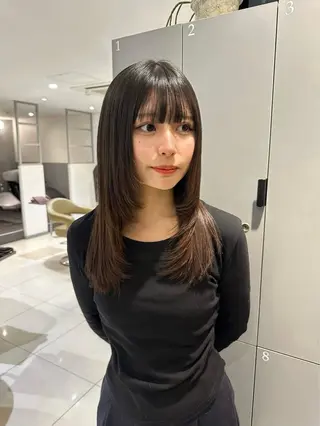 セミロング 🎀LUNA🎀 レイヤーカット✨のヘアスタイル