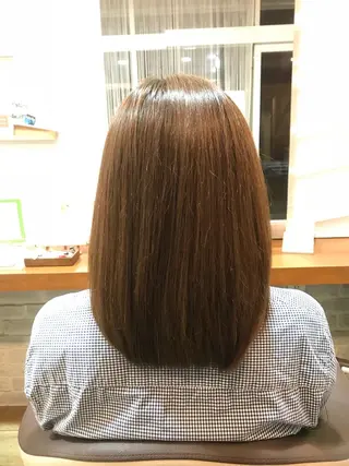 ミディアム 川村 綾のヘアスタイル