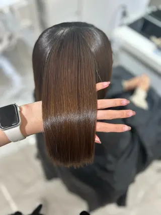 ミディアム haruka /韓国レイヤーのヘアスタイル