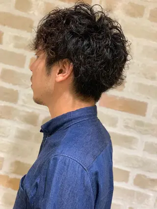 ショート パーマ 今里 雄大のヘアスタイル