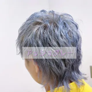 ショート カラー タッセルボブ× 美髪・髪質改善のヘアスタイル