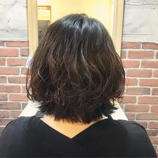 ショート パーマ tocolaso 柏所属・レイヤーカット/ 根本瑠実のヘアスタイル