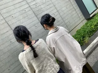 セミロング ✨色持ちの良い艶 カラー✨蟹江真世のヘアスタイル