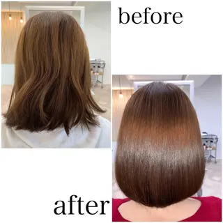 ミディアム アーレル 池袋のヘアスタイル