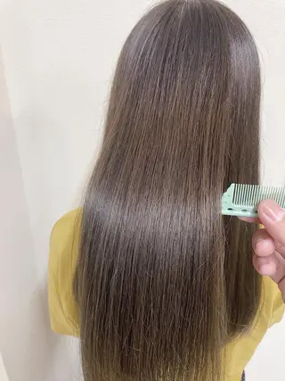 ロング カラー ケアブリーチ /髪質 改善/古橋圭史郎のヘアスタイル