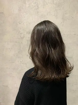 セミロング 飯田 愛結のヘアスタイル