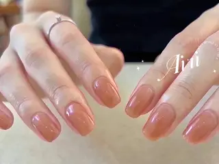 ネイル ネイルサロンAiri 長さ出し·シンプルのネイルデザイン