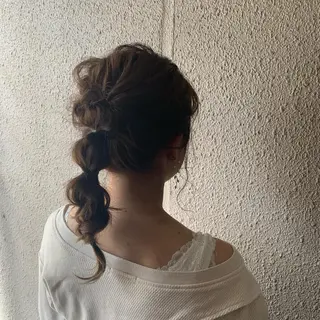 セミロング ヘアアレンジ chouette/ 根本優希のヘアスタイル