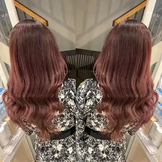 セミロング カラー ヘアアレンジ 🔥ハイトーンカラー ギャルNAOKI🔥のヘアスタイル