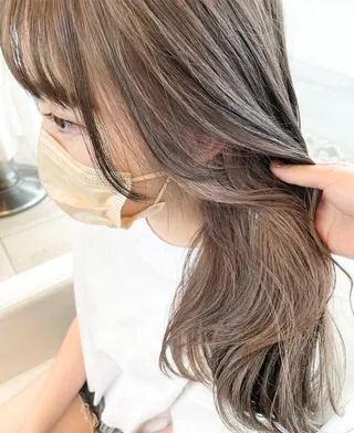 セミロング カラー ✨艶カラー・ストレー ト✨achieveのヘアスタイル