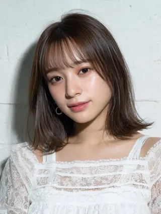 ミディアム Link mili ゆうすけのヘアスタイル