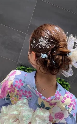 ロング ヘアアレンジ 山室 敬義のヘアスタイル