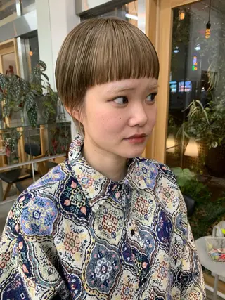 ショート hair design　rapt.所属・原田 穂真のヘアスタイル