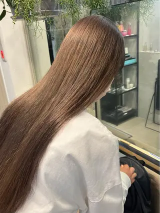 ロング カラー パーマ ヘアアレンジ メンズ キッズ ネイル マツエク・マツパ アイブロウ お洒落パーマ/ボブ ❄️Tomoka❄️のヘアスタイル