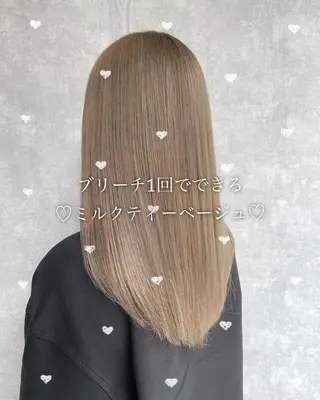 ロング カラー 【完全個室】髪質改善 暖色カラー/山崎唯奈のヘアスタイル