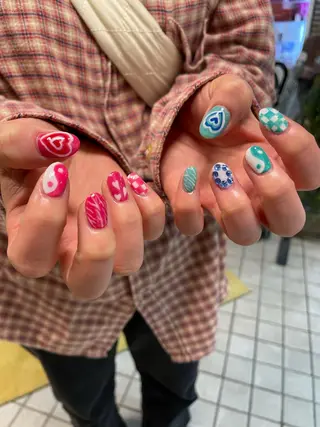 ネイル メンズ/艶髪/カラー サクラ🌸のヘアスタイル