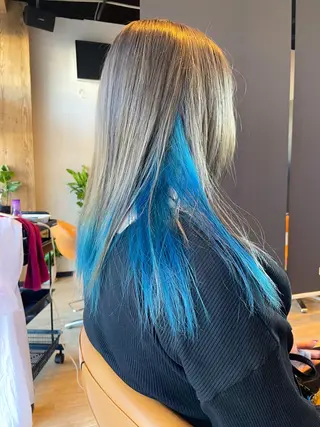 ロング カラー 髪質改善/ブリーチ 田代 龍我のヘアスタイル