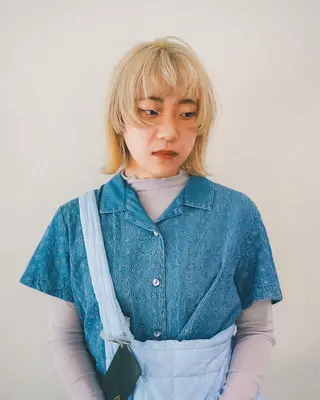 ショート ハイトーンカラー RYUのヘアスタイル