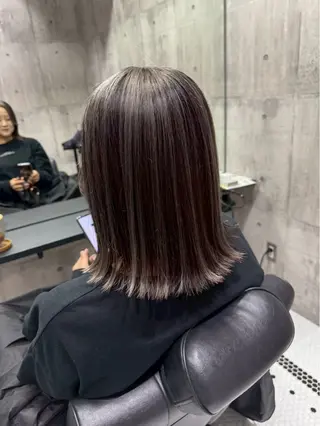 ミディアム 韓国系/ダブルカラー /トグチリンカのヘアスタイル