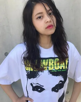 ロング HOODS hair salon所属・透明感カラー🌿ボブ ✨飛田　ケイのヘアスタイル