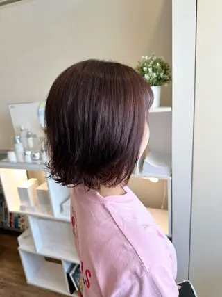 ミディアム パーマ ヘアアレンジ ueki ayaneのヘアスタイル