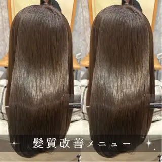 ロング KAEDE💖 縮毛矯正/艶カラーのヘアスタイル