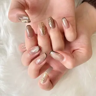 ネイル Ray. ／綺麗目ニュアンスのネイルデザイン