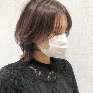 ショート カラー 似合わせ レイヤー須川のヘアスタイル