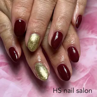 ミディアム hs nail salonのネイルデザイン
