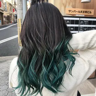 ミディアム カラー 大阪長居🌱野見山 卓也のヘアスタイル