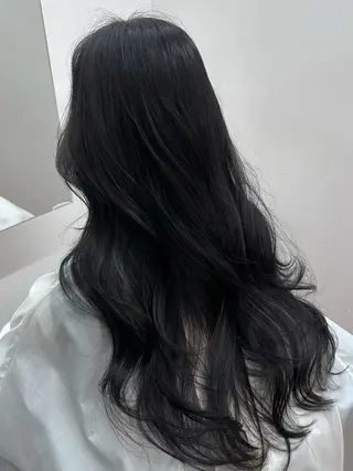 ロング 韓国ヘア/ワンホン ちひろのヘアスタイル