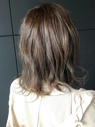 ミディアム 松本 剛成のヘアスタイル