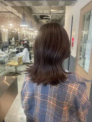 ミディアム カラー ショートカット募集中 /NAGISAのヘアスタイル