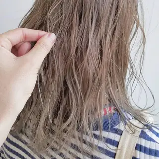 ミディアム カラー パーマ ヘアアレンジ ネイル マツエク・マツパ iplus✴ まつげ、眉毛、耳つぼのマツエク・マツパデザイン