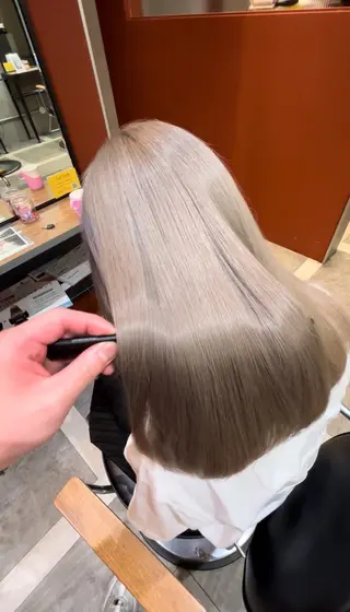 カラー ミディアム lafithhair sunny 淡路店のヘアスタイル