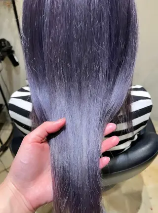 カラー えんぐちとも／透明感 カラー／博多ボブのヘアスタイル