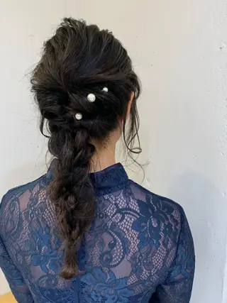 ロング ヘアアレンジ newi 京橋 【yuuki】のヘアスタイル