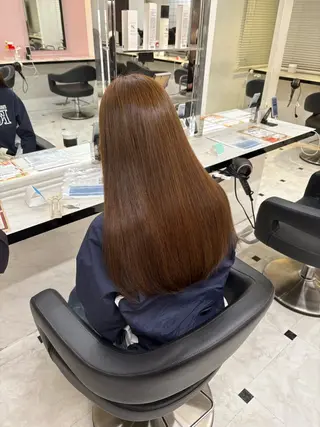 ロング カラー 透明感ベージュカラー 🪞上野🪞AIのヘアスタイル