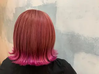 ショート カラー 🍑艶髪✖️暖色系 ✨momoka🍑のヘアスタイル