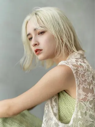 ミディアム カラー 韓国レイヤー🇰🇷 韓国研修◎渋谷カイトのヘアスタイル