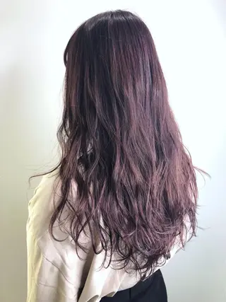 セミロング カラー 💘透明感カラー💘 沖本 将宏のヘアスタイル