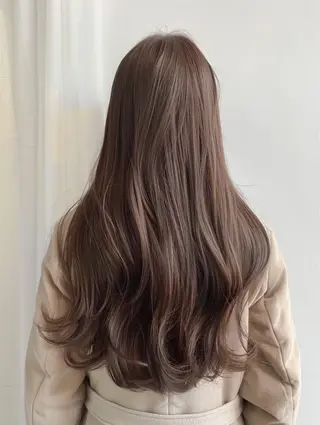 ロング カラー ブリーチ×エクステ 超特化美容師のヘアスタイル