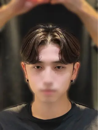 ショート メンズ YUKI🇰🇷 カルマ／ダウンパーマのヘアスタイル