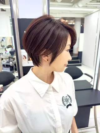 ショート 加藤 真介のヘアスタイル