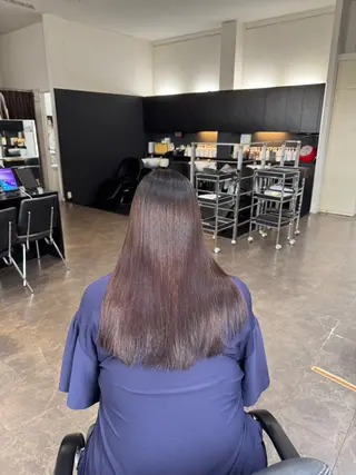 ロング 中谷 あずみのヘアスタイル