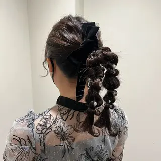 ロング ヘアアレンジ すみす🎀ヘアメ/ 艶カラー/エクステのヘアスタイル