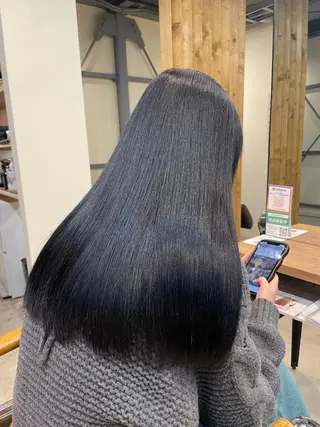 ロング I-FLAT 暮石悠菜のヘアスタイル