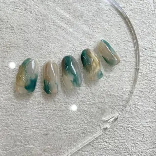 ネイル ⭐︎休業中の練習⭐︎ JNA認定講師髙橋のネイルデザイン