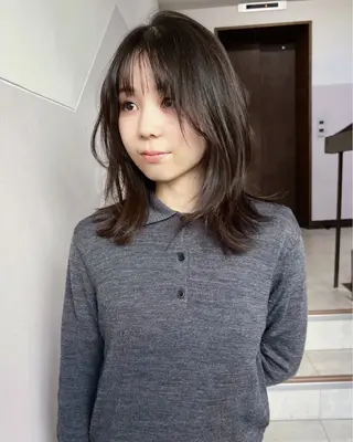 ミディアム 樫原裕二 /柔らかいカラーのヘアスタイル