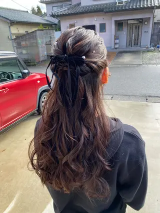 ヘアアレンジ はまだ めいのマツエク・マツパデザイン